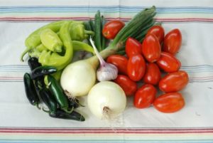 vegetales para salsa